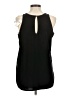 Gap Outlet 100% Polyester Black Sleeveless Top Size M - photo 2