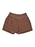 Blue Epic 100% Polyester Argyle Burgundy Shorts Size M - photo 1