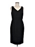 Anne Klein Solid Black Cocktail Dress Size 6 - photo 1