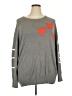 Torrid Hearts Gray Pullover Sweater Size 3X Plus (3) - photo 1