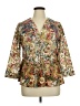Soft Surroundings 100% Polyester Gold Cardigan Size L - photo 1