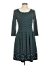 Max Studio Argyle Teal Casual Dress Size M - photo 1