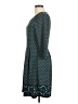 Max Studio Argyle Teal Casual Dress Size M - photo 5