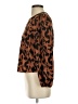 Shein 100% Polyester Brown Long Sleeve Blouse Size 2 - photo 5