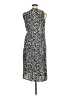 Nordstrom Rack 100% Polyester Animal Print Silver Casual Dress Size L - photo 2