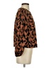 Shein 100% Polyester Brown Long Sleeve Blouse Size 2 - photo 4