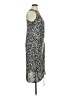 Nordstrom Rack 100% Polyester Animal Print Silver Casual Dress Size L - photo 4