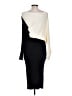 Express Color Block Black Cocktail Dress Size L - photo 2