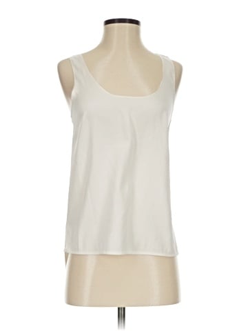 Vince. Sleeveless Silk Top (view 1)