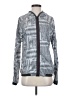 Lole 100% Nylon Graphic Silver Track Jacket Size S - photo 1