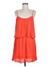 Parker 100% Polyester Orange Cocktail Dress Size M - photo 1