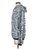 Lole 100% Nylon Graphic Silver Track Jacket Size S - photo 5