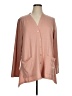 LOGO by Lori Goldstein Pink Cardigan Size XL - photo 1