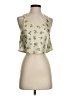Le Lis Floral Green Sleeveless Blouse Size XS - photo 1