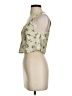 Le Lis Floral Green Sleeveless Blouse Size XS - photo 5