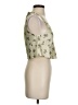 Le Lis Floral Green Sleeveless Blouse Size XS - photo 4