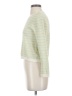 Veronica Beard 100% Cotton Stripes Green Yellow Pullover Sweater Size S - photo 5