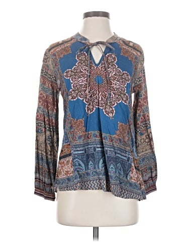 Feathers Long Sleeve Henley (view 1)