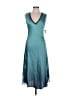 Komarov 100% Polyester Teal Cocktail Dress Size Lg (3) - photo 1