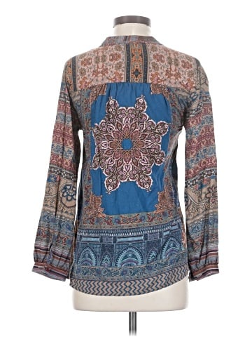 Feathers Long Sleeve Henley (view 2)