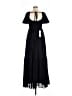 Unbranded 100% Polyester Black Casual Dress Size 9 - photo 2