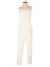 Express Solid Ivory Jumpsuit Size 2 - photo 1