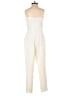 Express Solid Ivory Jumpsuit Size 2 - photo 2