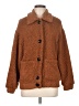 New Look 100% Polyester Brown Faux Fur Jacket Size M - photo 1
