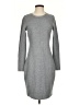 Etcetera Solid Gray Casual Dress Size S - photo 1