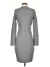 Etcetera Solid Gray Casual Dress Size S - photo 2