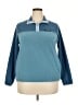 Lands' End 100% Polyester Blue Sweatshirt Size 18 - photo 1