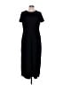 Talbots Solid Black Casual Dress Size L - photo 1