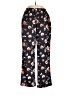 Ekouaer Floral Black Casual Pants Size M - photo 1