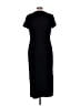Talbots Solid Black Casual Dress Size L - photo 2