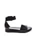 Via Spiga 100% Leather Black Sandals Size 7 - photo 1