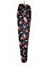 Ekouaer Floral Black Casual Pants Size M - photo 4