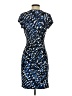 Laundry by Design Print Blue Cocktail Dress Size 4 - photo 2