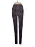 Boden Print Purple Leggings Size 4 - photo 1