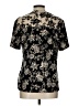 Diana Belle Floral Black Short Sleeve Blouse Size L - photo 2
