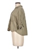 Zara Tan 3/4 Sleeve Button-Down Shirt Size M - photo 5
