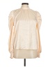 Hyfve Gold Long Sleeve Blouse Size M - photo 1