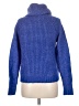 Lilla P Solid Blue Turtleneck Sweater Size M - photo 2