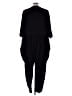 Peridot Solid Black Jumpsuit Size 4X - photo 2