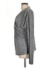 Something Navy Gray Long Sleeve Top Size L - photo 5