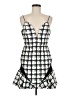 NBD Checkered-gingham White Cocktail Dress Size M - photo 1