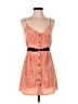 Cope 100% Polyester Paisley Orange Casual Dress Size S - photo 1