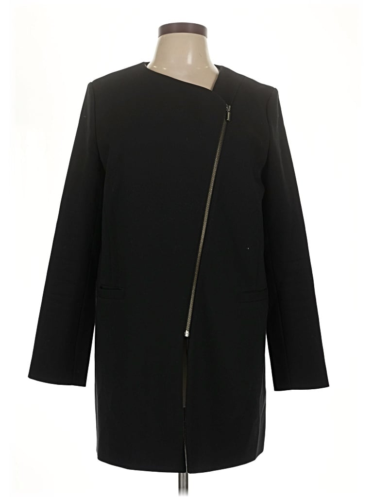 Pre-owned Halogen Coat In Black