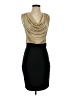 Express 100% Polyester Gold Cocktail Dress Size XS - photo 1