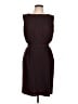 Hobbs London 100% Silk Solid Burgundy Cocktail Dress Size UK 12 / US 8 - photo 1