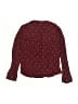 Catimini 100% Cotton Tweed Burgundy Long Sleeve Button-Down Shirt Size 6 - photo 2